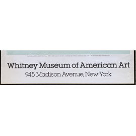 “Roy Lichtenstein” poster dell’ esposizione nel Whitney Museum of American art de new York 2