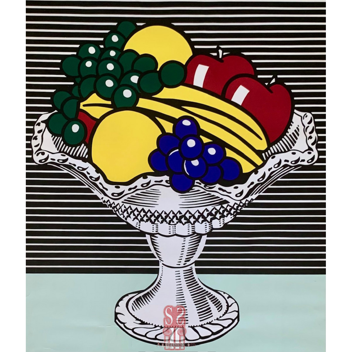 “Roy Lichtenstein” Cartel de exposición en el Whitney Museum of American art de new York.