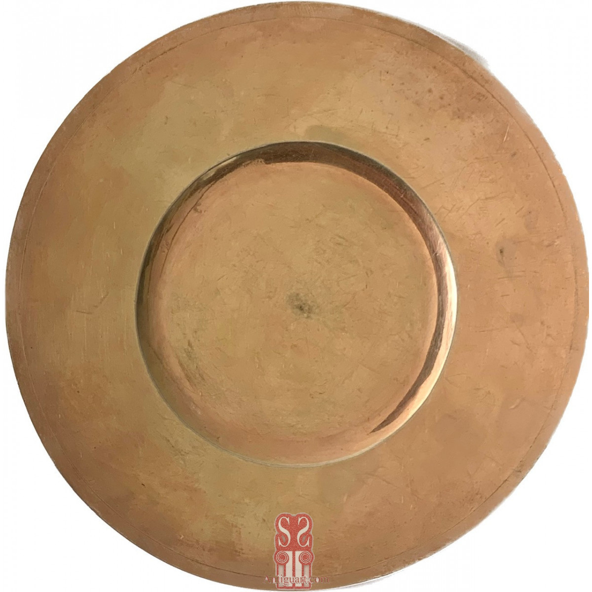 Patena de plata dorada del siglo XIX, Paris Francia.