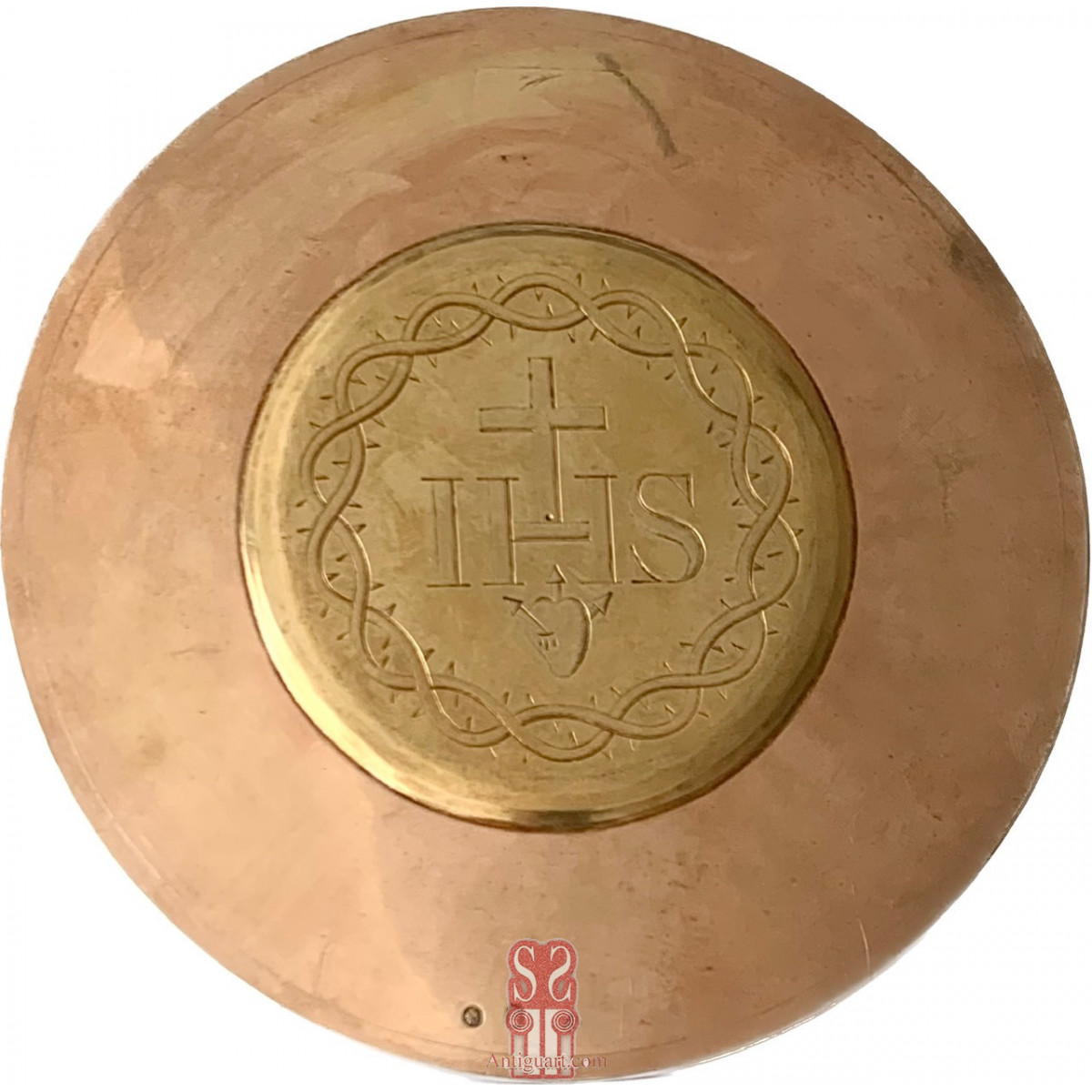 Patena d’argento dorato, XIX secolo, Parigi Francia.