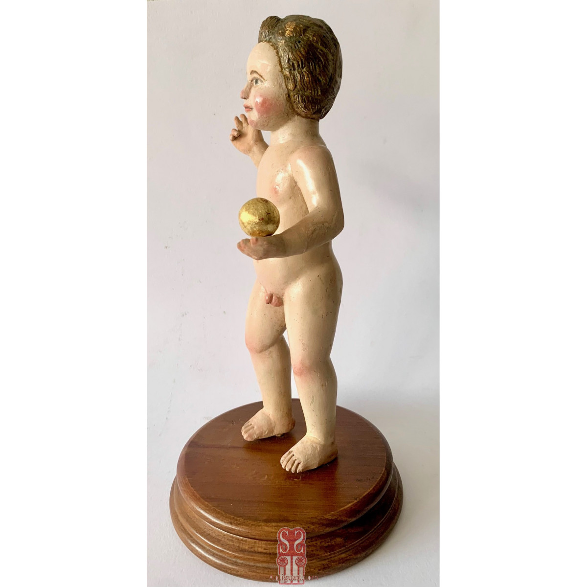 Niño Jesús de la bola del siglo XVIII.