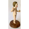 Christ Child Blessing, carved polychrome wooden18th