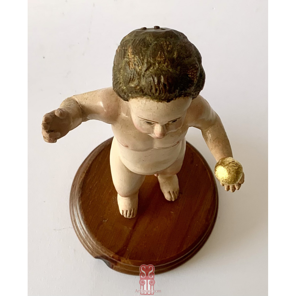 Niño Jesús de la bola del siglo XVIII.
