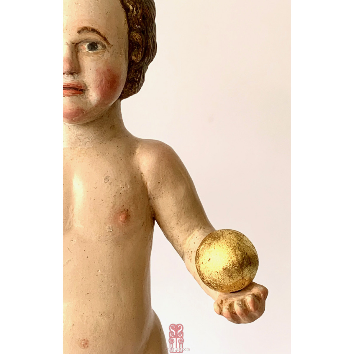 Niño Jesús de la bola del siglo XVIII.