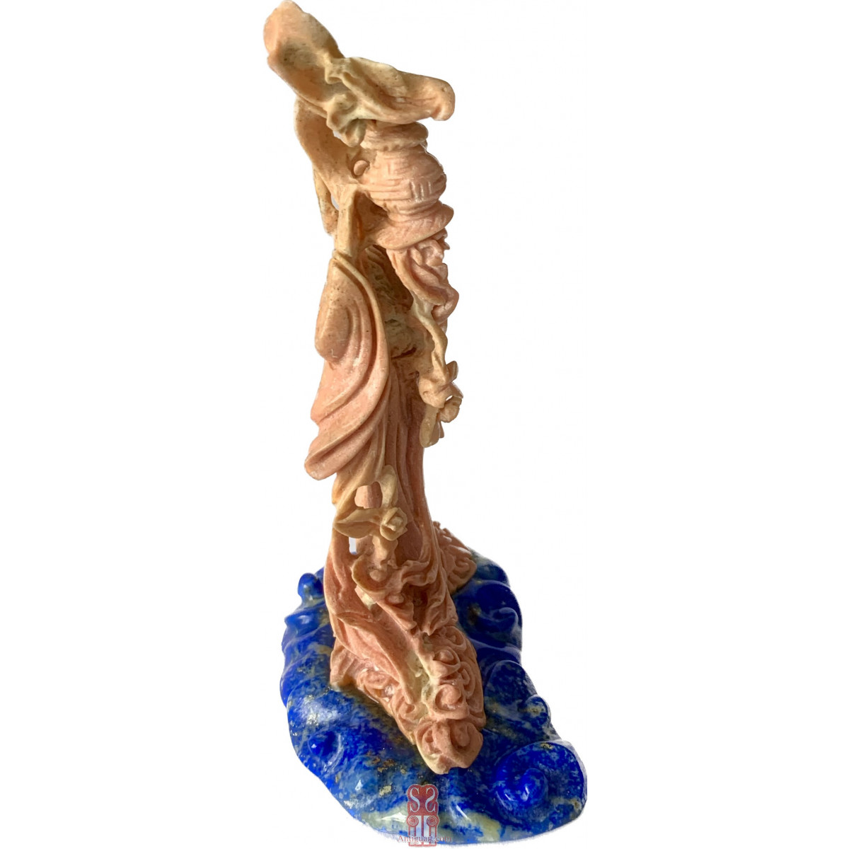 Figura china de coral, principio del siglo XX (1900-1920).