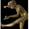 Acrobatic bronze sculpture Art Deco.