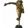 Acrobatic bronze sculpture Art Deco.