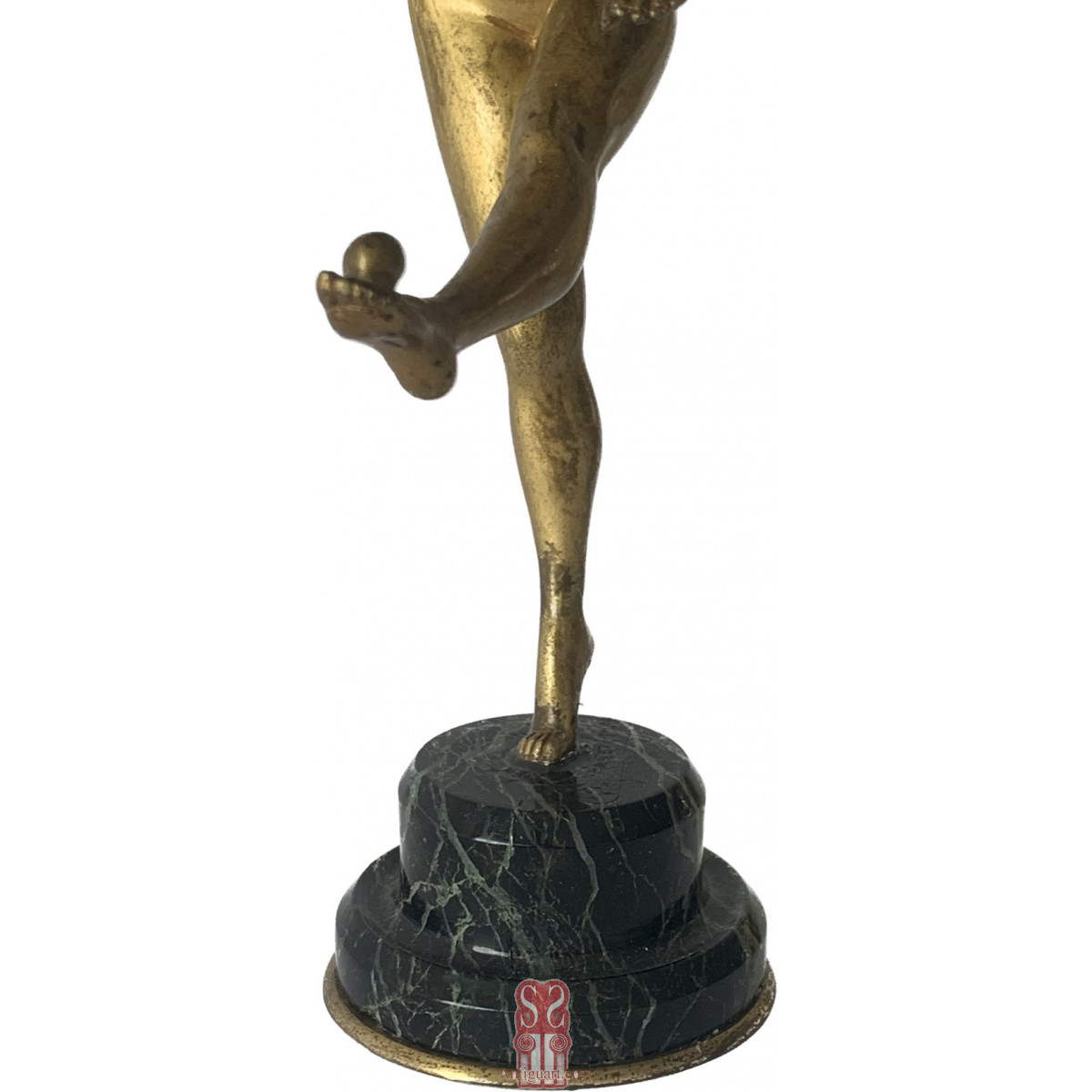 Acróbata, bronce art decó.