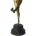 Acróbata, bronce art decó.