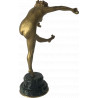 Acrobatic bronze sculpture Art Deco.