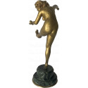 Acróbata, bronce art decó.