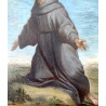 San Francisco, óleo sobre cobre del siglo XVII.