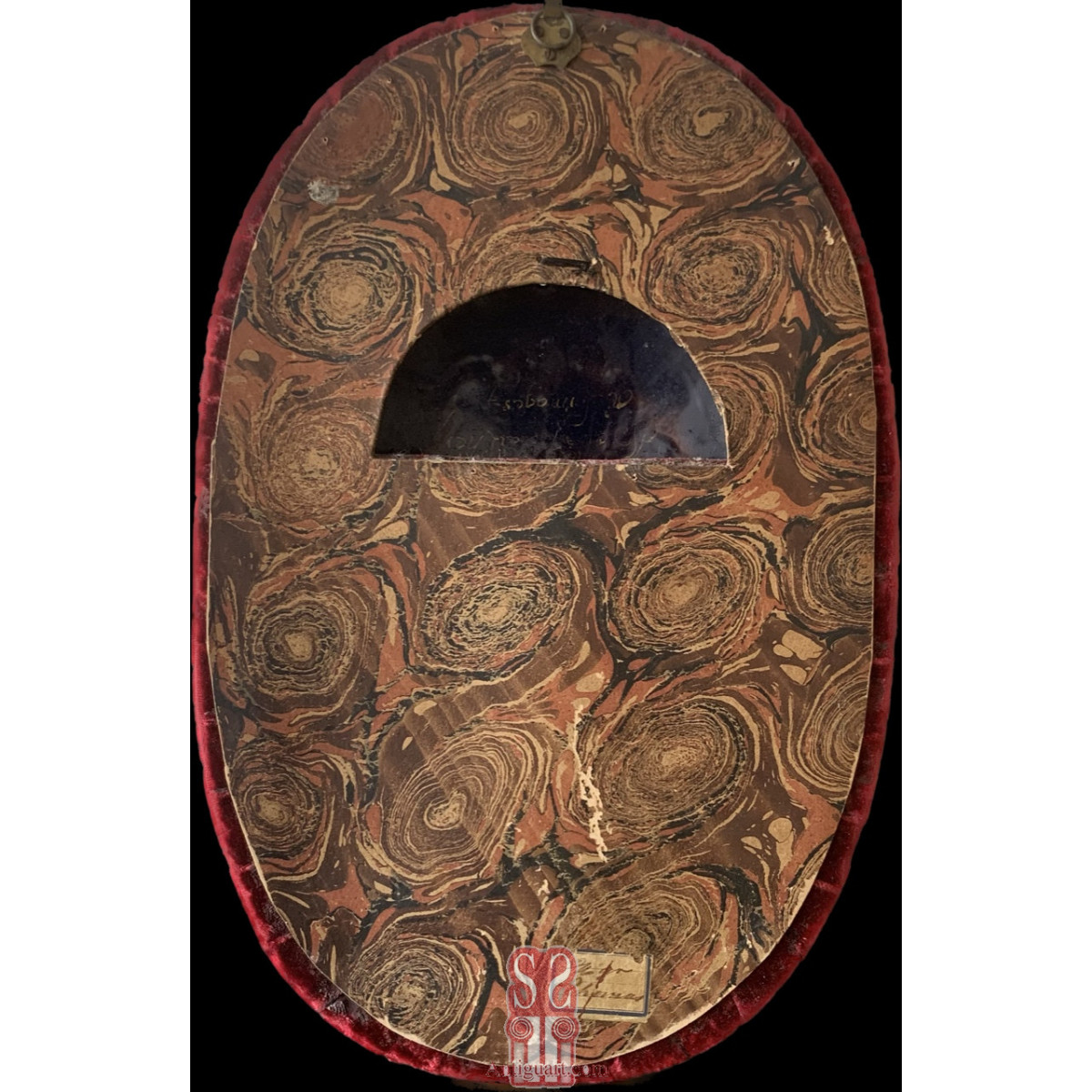 Esmalte de Limoges del siglo XVIII, Santa Giulia, Jean-Baptiste Nouailher.