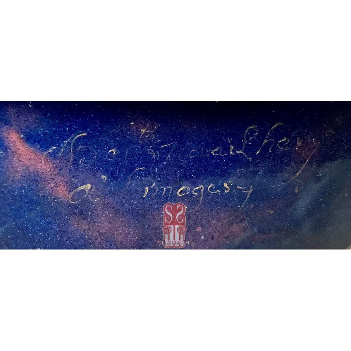 Esmalte de Limoges del siglo XVIII, Santa Giulia, Jean-Baptiste Nouailher.