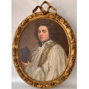 Retrato francés del siglo XVIII.