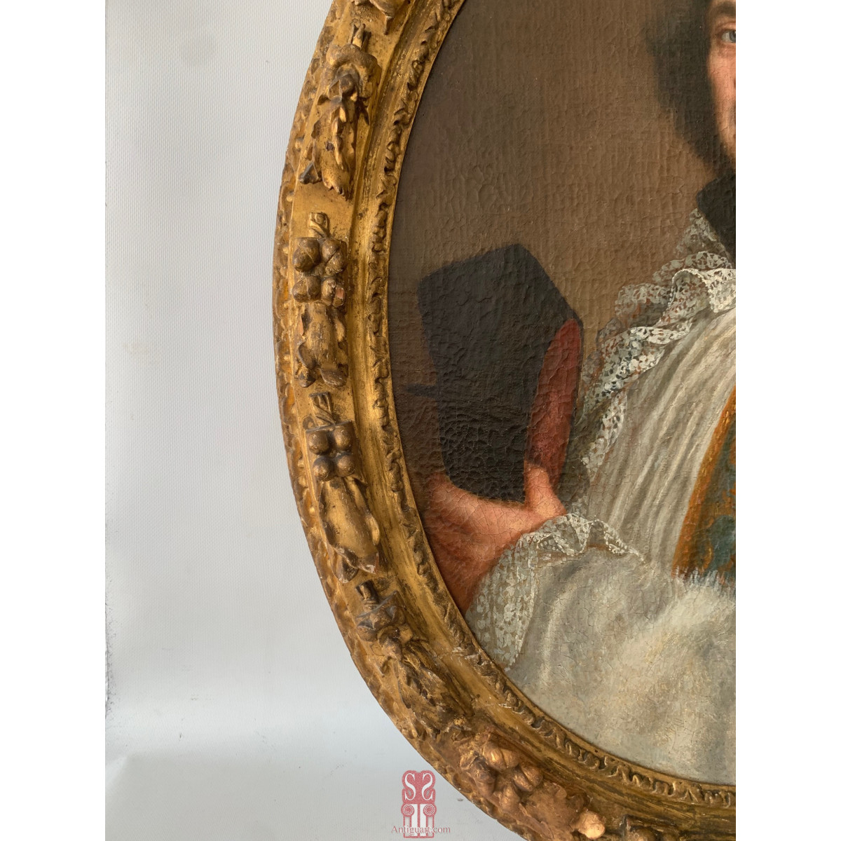 Retrato francés del siglo XVIII.