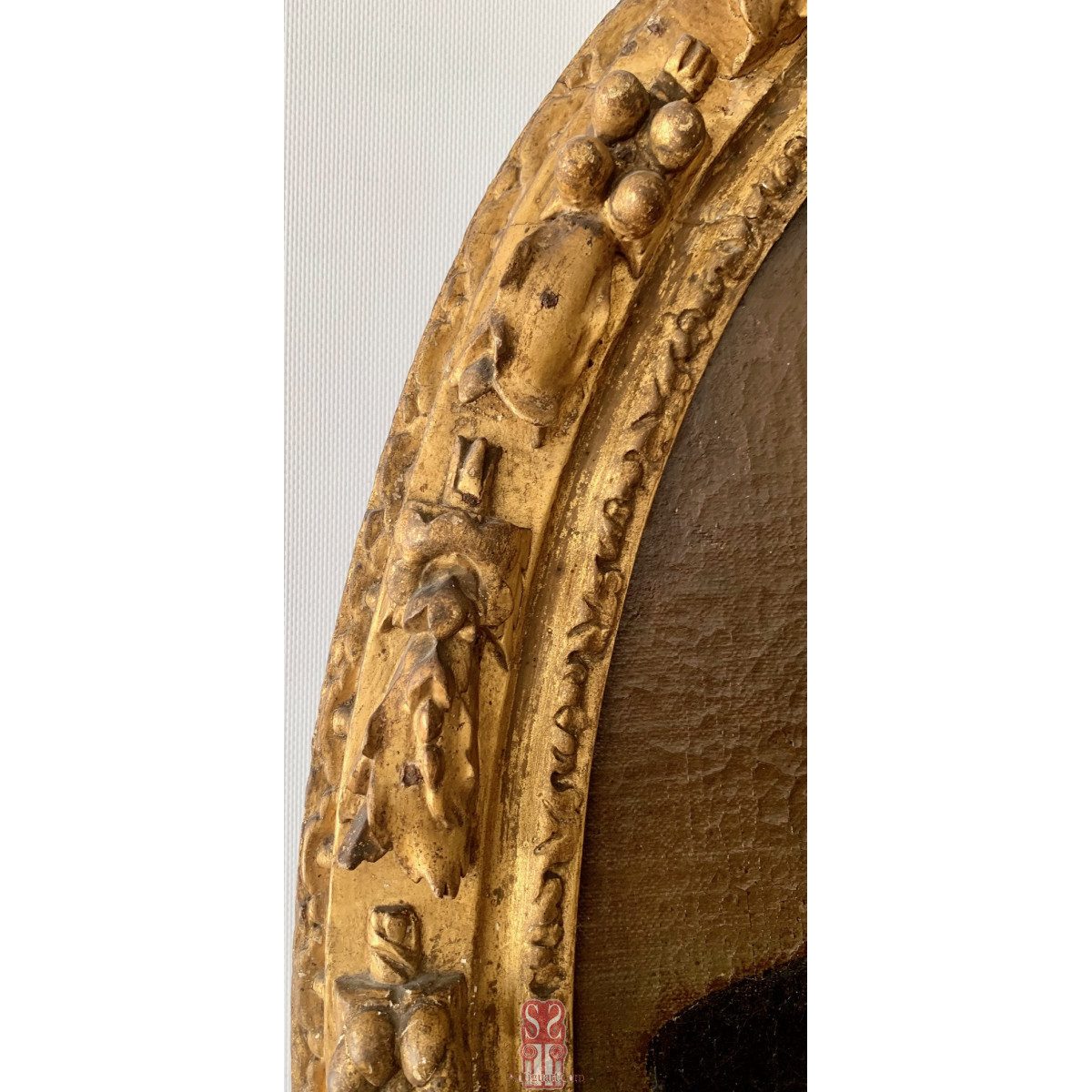 Retrato francés del siglo XVIII.