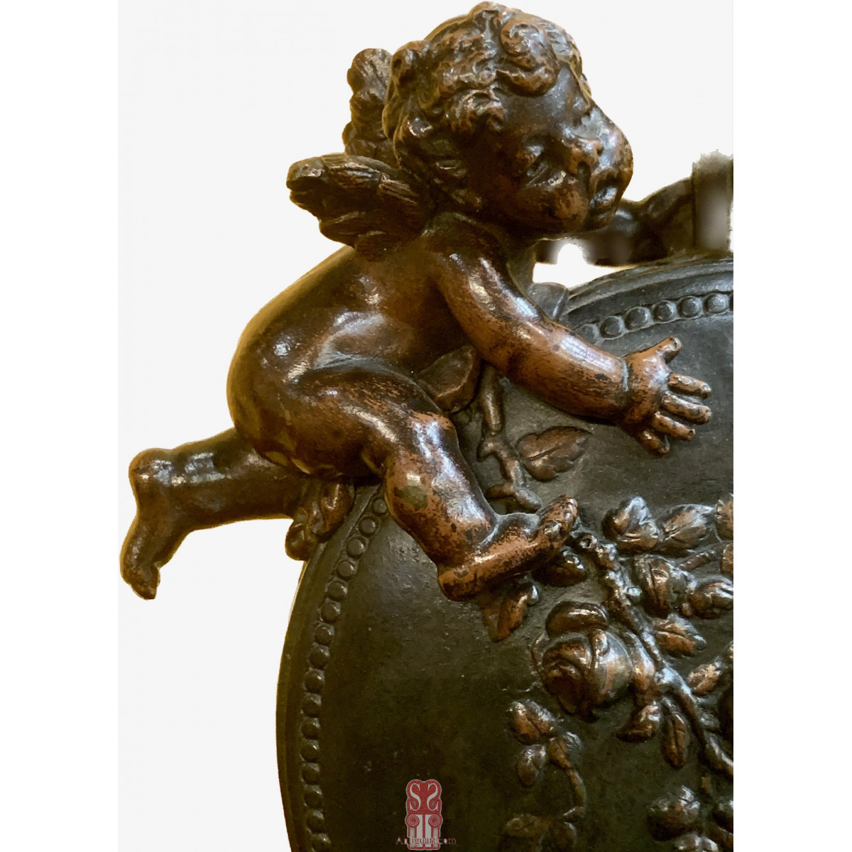 Auguste Moreau, Jarrón de bronce del siglo XIX.