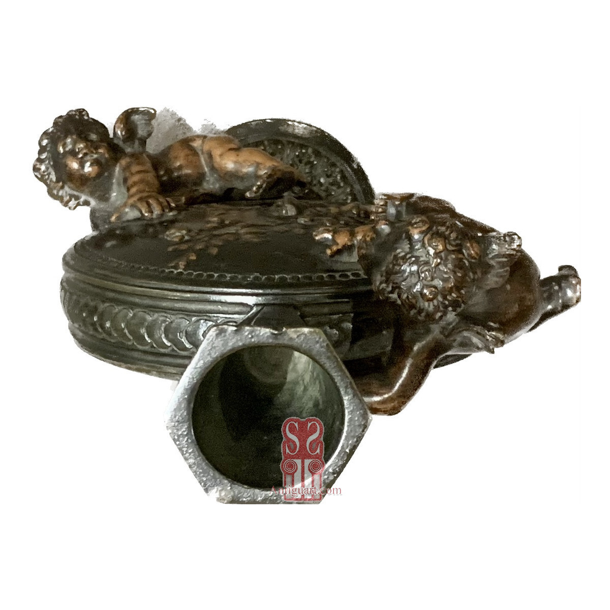 Auguste Moreau, Jarrón de bronce del siglo XIX.