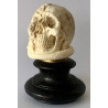 Memento mori de hueso tallado, siglo XIX.