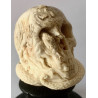 Memento mori de hueso tallado, siglo XIX.