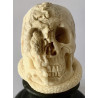 Memento mori de hueso tallado, siglo XIX.