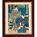 Utagawa,  Japón, ukiyo-e Xilografia coloreada, siglo XIX.