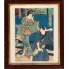 Utagawa,  Japón, ukiyo-e Xilografia coloreada, siglo XIX.