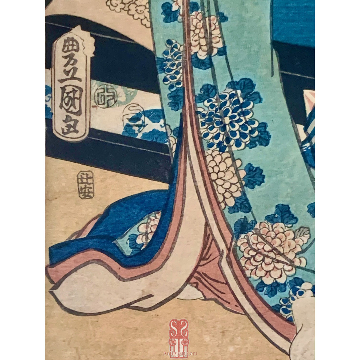 Utagawa,  Japón, ukiyo-e Xilografia coloreada, siglo XIX.