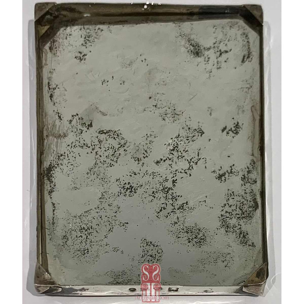 Icona Russa d’argento del XIX secolo, San Pietroburgo 1854.