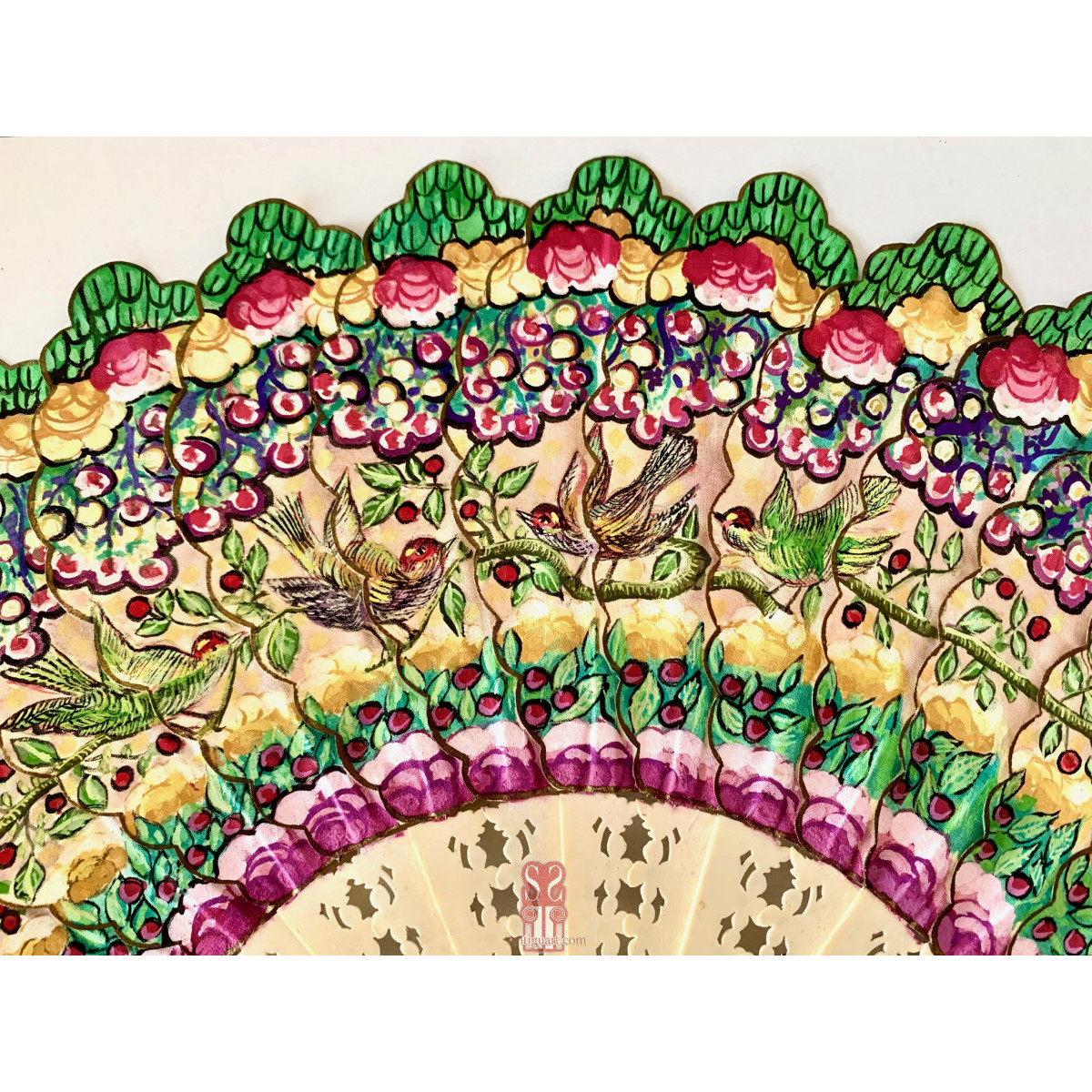 Ventaglio epoca liberty  XIX secolo.