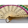 Abanico modernista finales siglo XIX.
