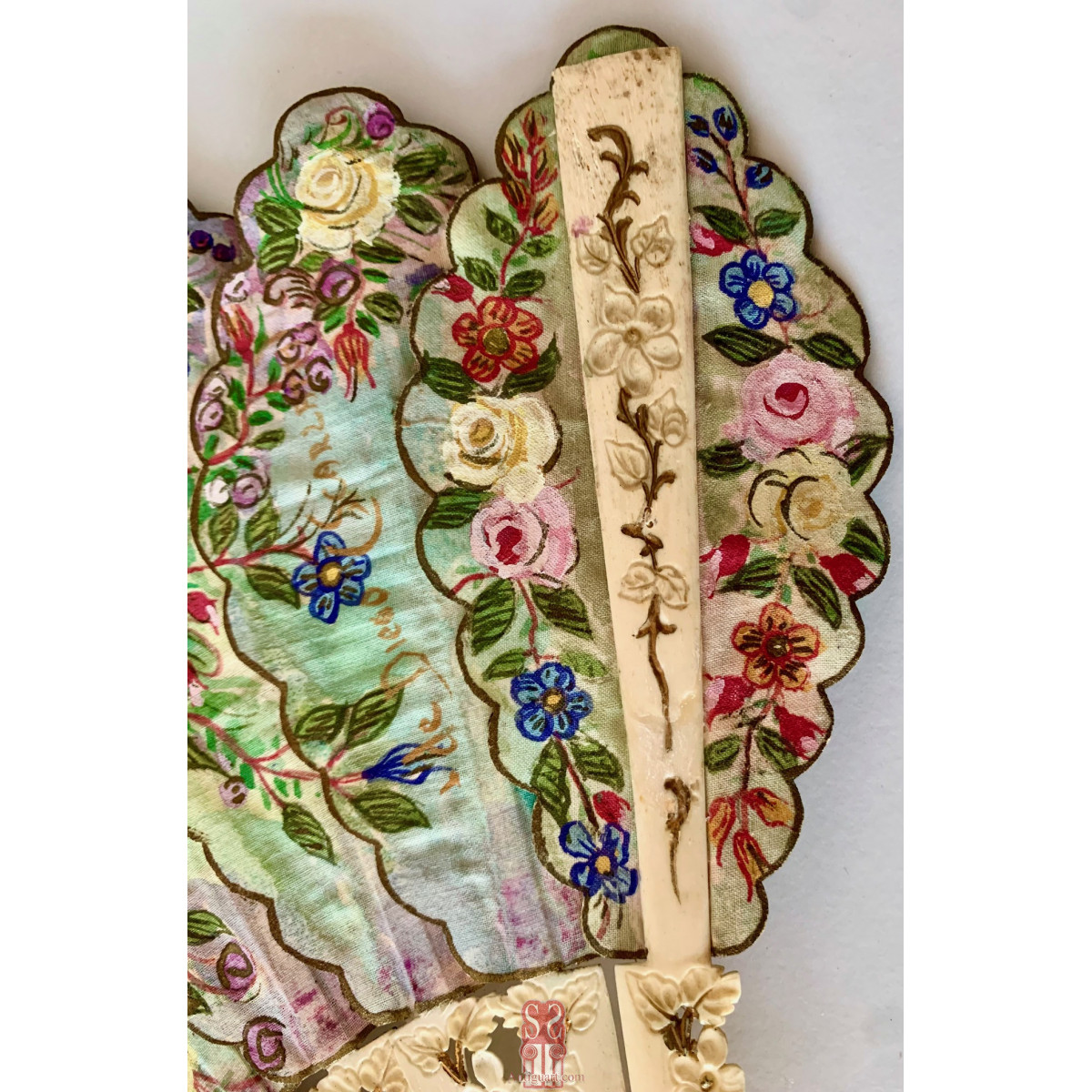 Ventaglio epoca liberty  XIX secolo.