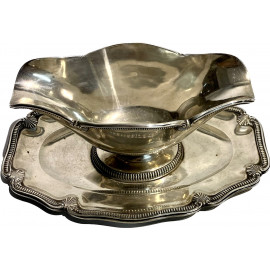 Salsiera d’argento francese del XIX secolo. 2