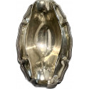 Salsera de plata francesa, del siglo XIX.