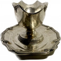 Salsera de plata francesa, del siglo XIX.