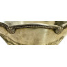 Salsera de plata francesa, del siglo XIX.