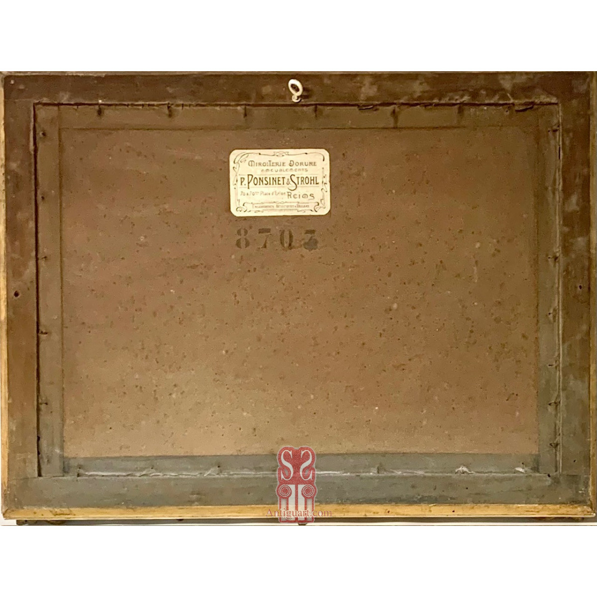 Nestor Outer, Francia, paisaje lagunar, acuarela.