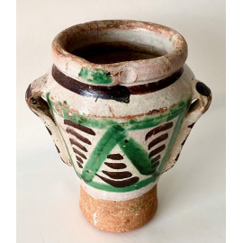 Mortero del siglo XVII, cerámica de Teruel. 2