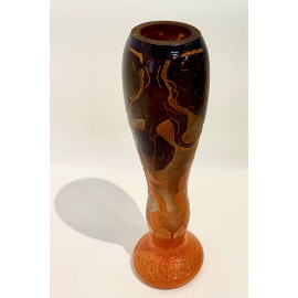 Jarrón de cristal Le verre Française, 1925 circa. 2