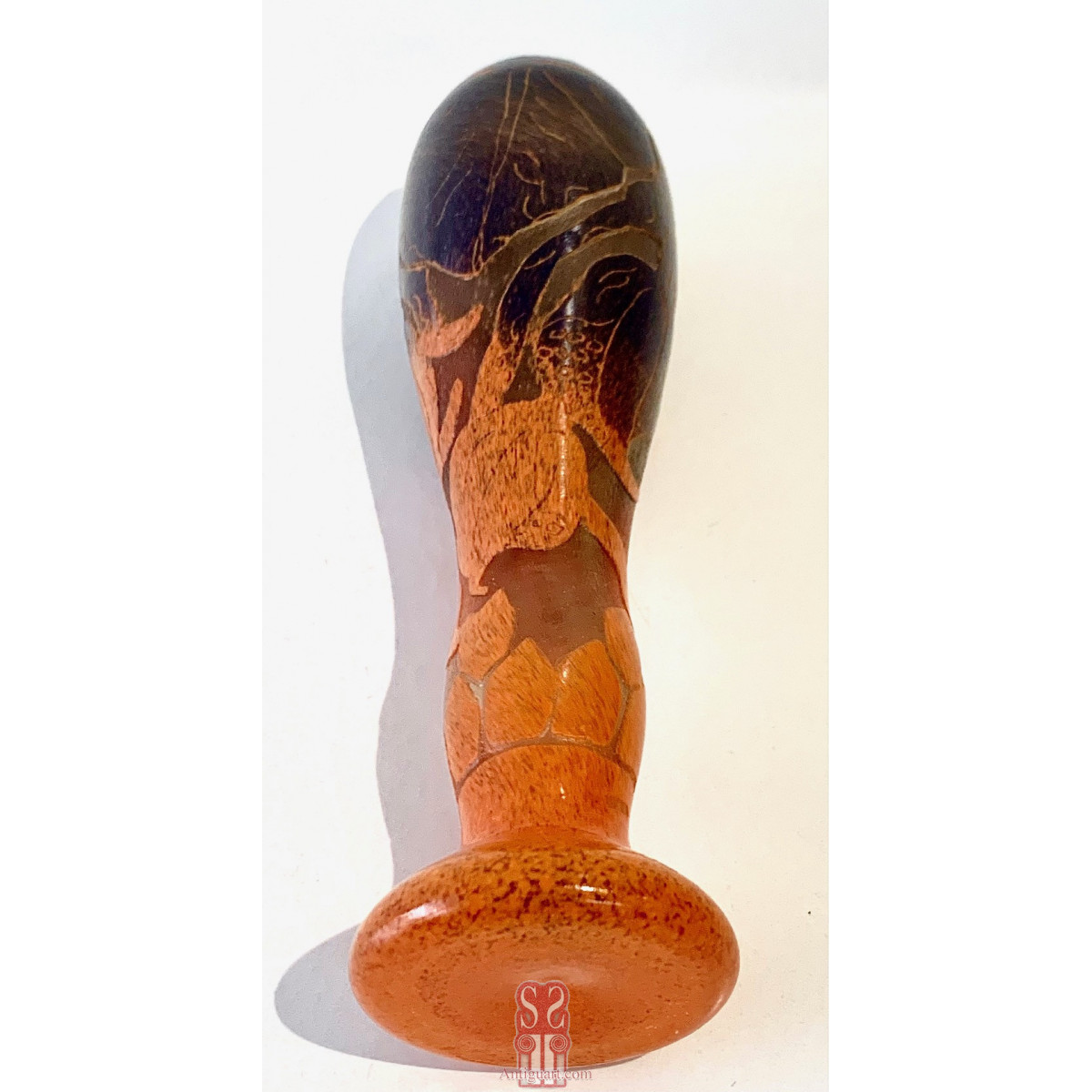 Jarrón de cristal Le verre Française, 1925 circa.