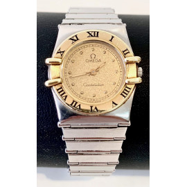 Reloj Omega Constellation de señora, acero y oro 18k.