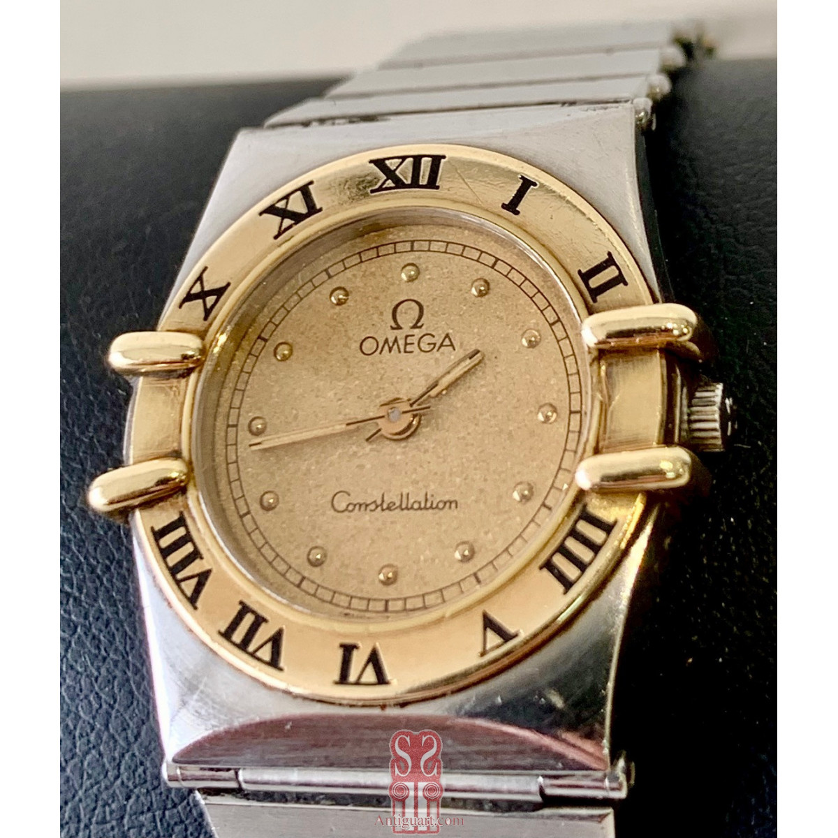 Omega Constellation women's watch, steel and 18K gold.