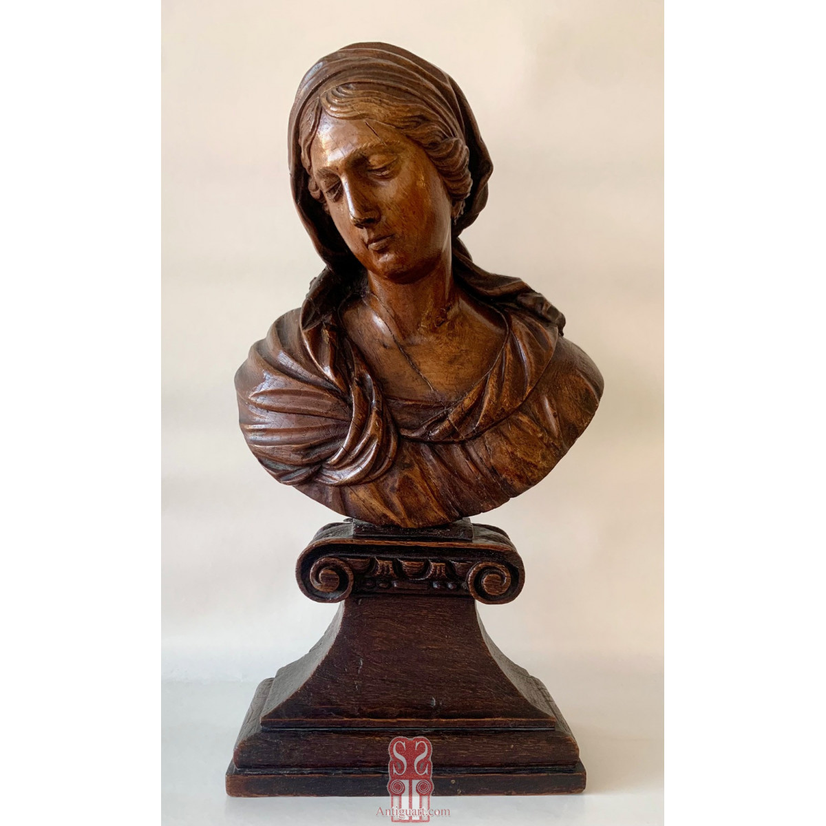 Imagen de la Virgen Maria del siglo XVII.