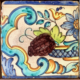 Pareja azulejos valencianos del siglo XVIII. 2