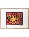 Litografia de Keith Haring, 1990.