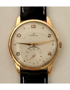 Orologio Omega d'oro 18 carati da uomo, carica manuale in vendita 2