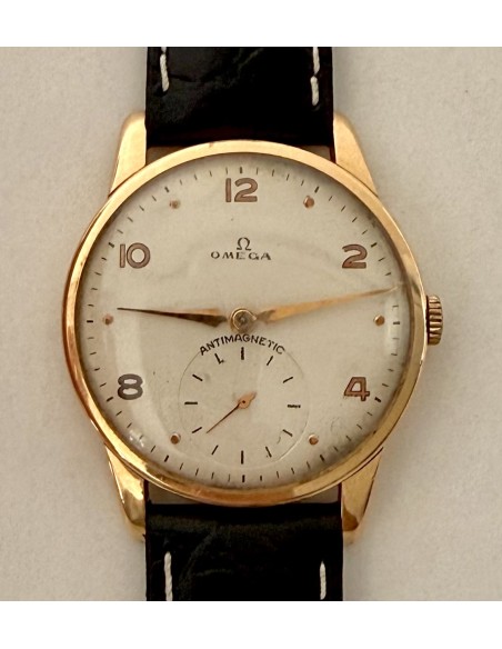 Orologio Omega d'oro 18 carati da uomo, carica manuale in vendita