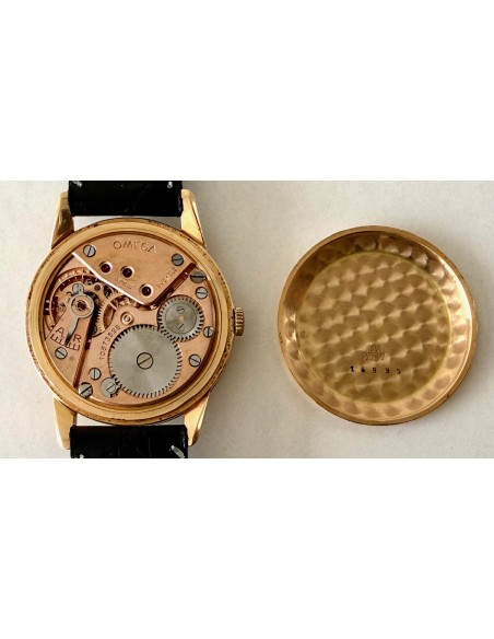 Orologio Omega d'oro 18 carati da uomo, carica manuale in vendita