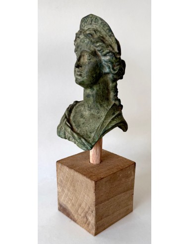 Busto romano di bronzo, metá dell' 800 realizzato per il grand tour